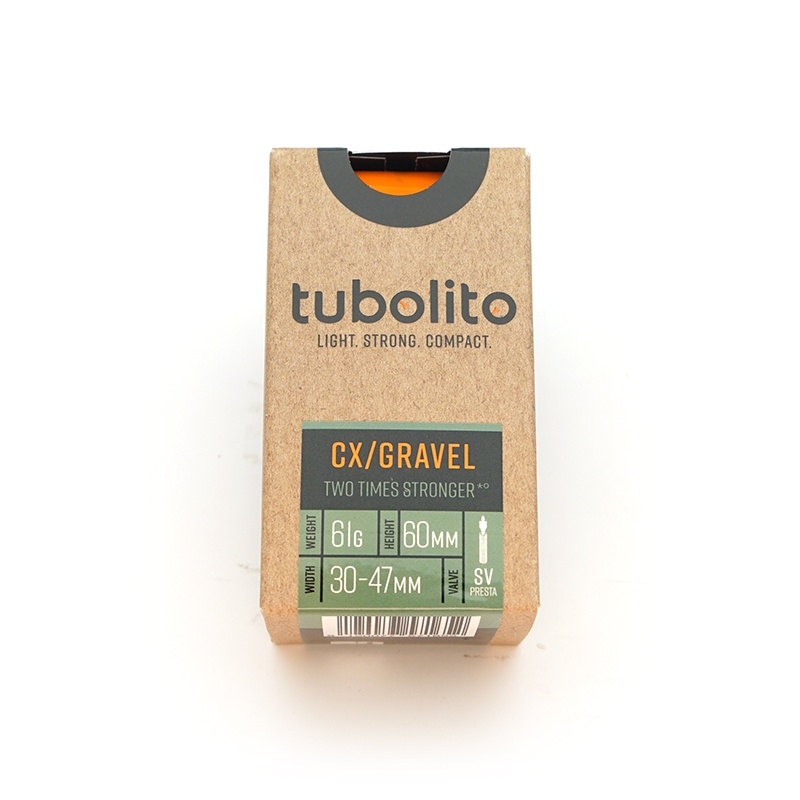 Se Tubolito Tubo-GR - CX / Gravel TPU slange - 700 x 30 - 40c - 60 mm racerventil - 55 gram hos Cykelexperten.dk